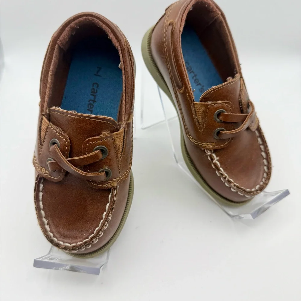 Carter's Brown Boat Shoes